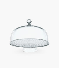 Bossa Nova Footed Cake Plate 32cm W/ Dome