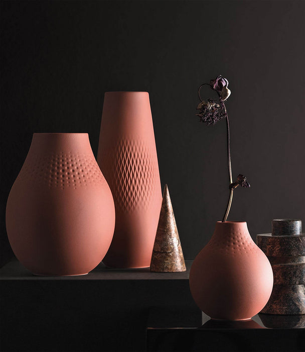Manufacture Collier Terre Vase Perle Tall 16x16x20cm - Roomours UAE