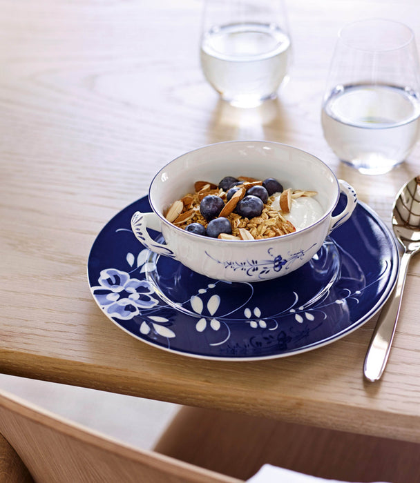Old Lux. Brin. Salad plate Blue 22cm - Roomours UAE