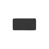 Manufacture Rock Rectangular Black Serving Plate
