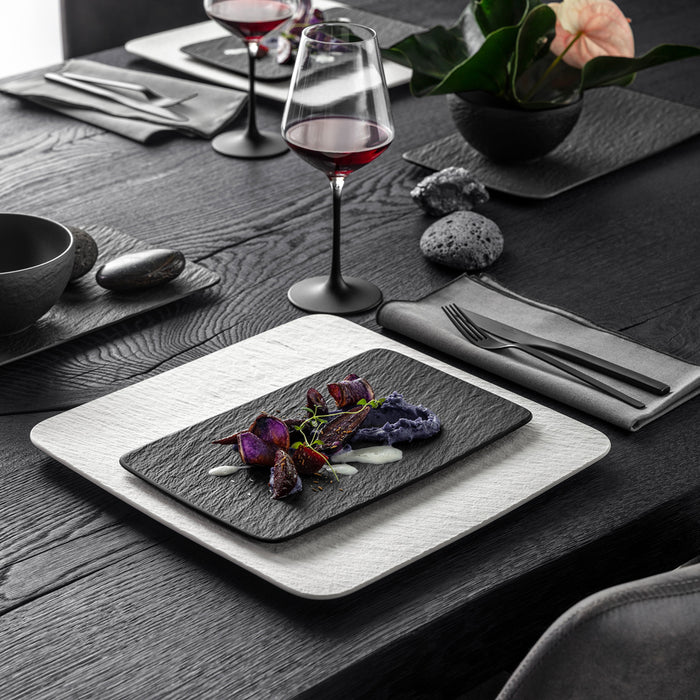 Manufacture Rock Rectangular Multifunctional Plate
