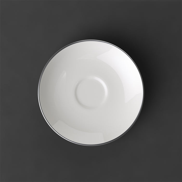 Anmut Platinum Saucer for Coffee/Teacup 15 cm