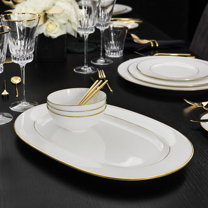 Anmut Gold Oval Platter 41 cm