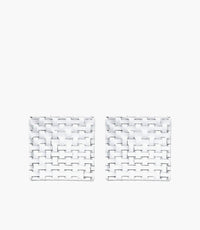 Bossa Nova Square Platter 14cm Set Of 2