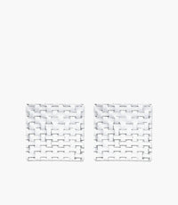 Bossa Nova Square Platter 14cm Set Of 2