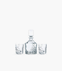 Sculpture Decanter Set of 3