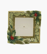 Winter Whimsy Square Plate FF 16x5Cm