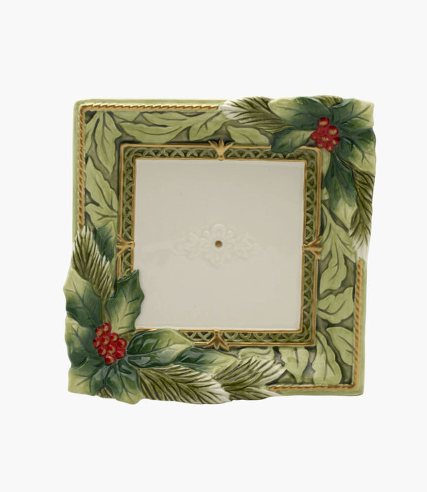 Winter Whimsy Square Plate FF 16x5Cm