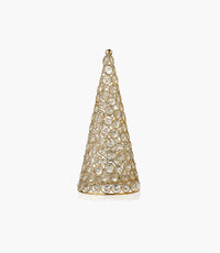 Sparkling Christmas Tree with Led Lights Gold M 41cm