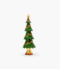 Sparkling Christmas Traditonal Christmas Green Tree 33cm