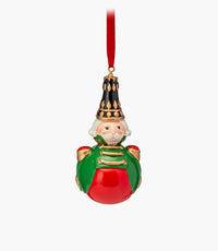 Sparkling Christmas Green Soldier Hanger 13cm