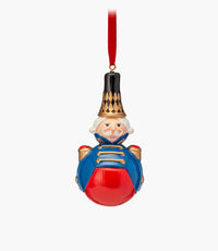Sparkling Christmas Blue Soldier Hanger 13cm