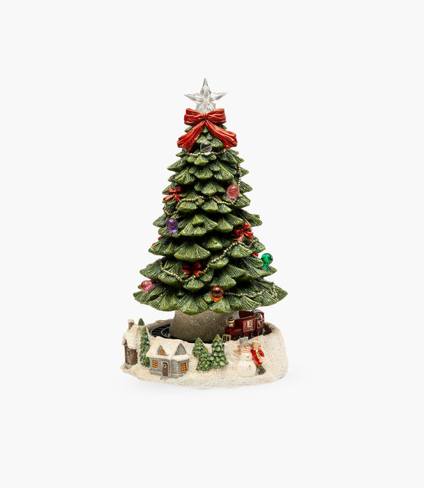 Sparkling Christmas Carillon Tree w/Led 30cm