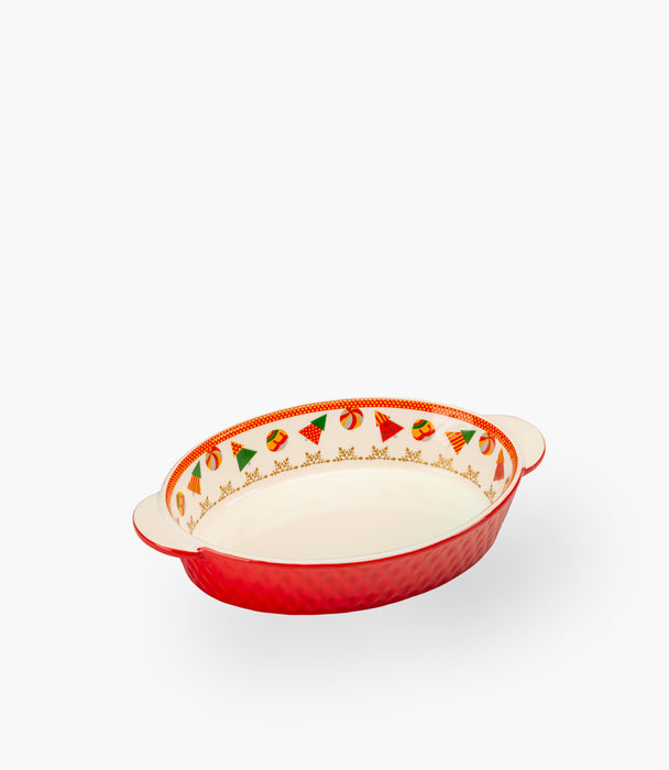 Sparkling Christmas Oval tray M 29cm