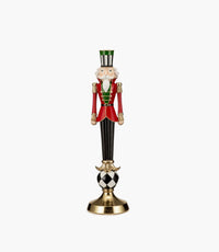 Winter Whimsy Candel holder Nutcracker Chess 60Cm