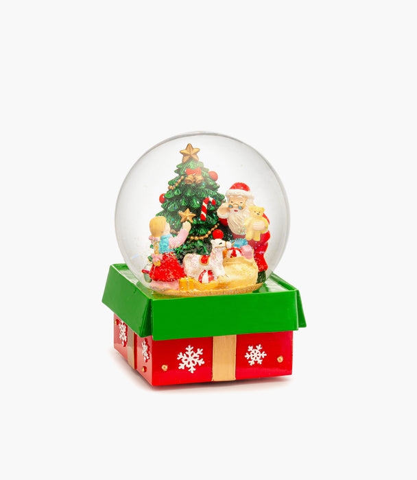 Winter Whimsy Snow Ball Music Box Gift 13x16Cm