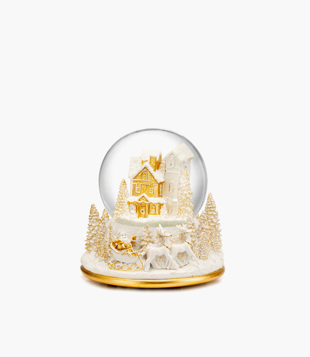 Winter Whimsy Villaggio Gold Snowball 13.5Cm