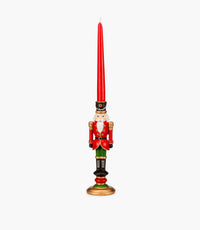 Winter Whimsy Nutcracker Candle Holder 26Cm