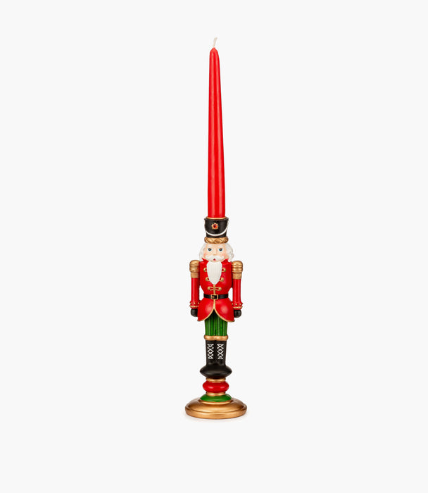Winter Whimsy Nutcracker Candle Holder 26Cm