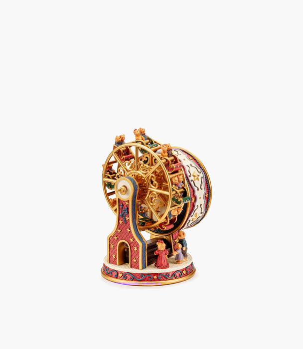 صندوق موسيقى وينتر ويمزي ريزن بشكل عجلة دوّارة