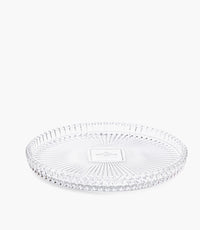 Spiral Crystal Round Tray 30cm