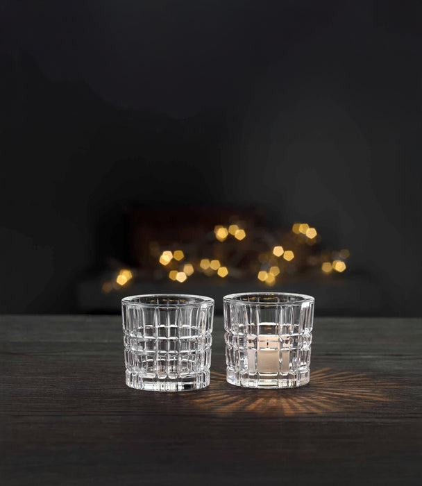 Square Clear Votive 2 pcs
