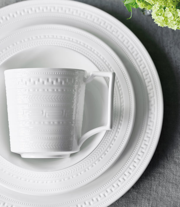 Intaglio Teacup and Saucer