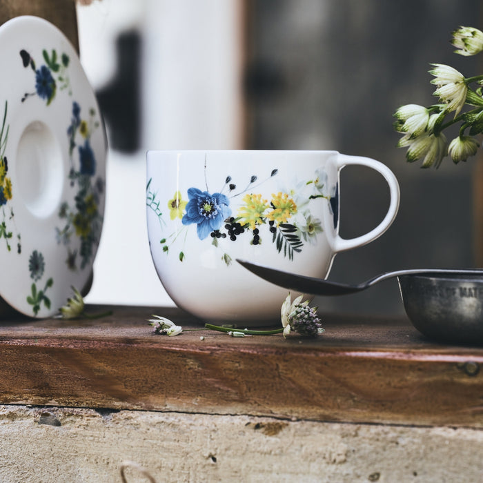 Brillance Bone China Multicolor Espresso Saucer