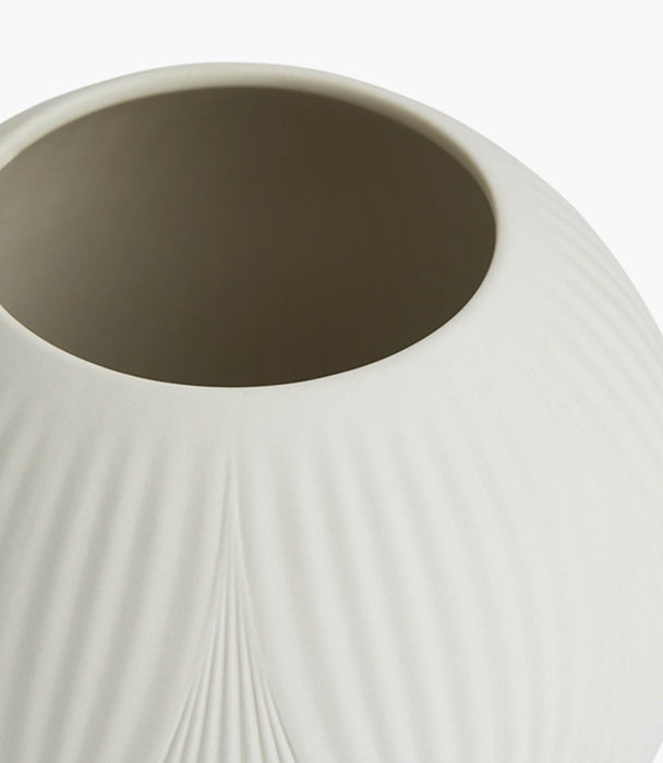 Folia Rose Bowl 13Cm Warm White - Roomours UAE