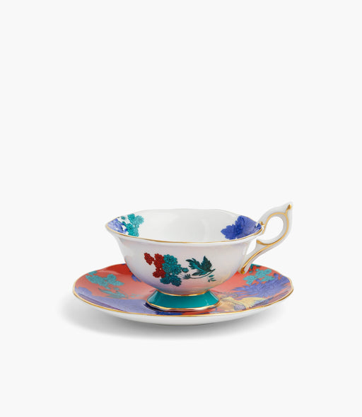 Wonderlust Golden Parrot Teacup and Saucer - Roomours UAE