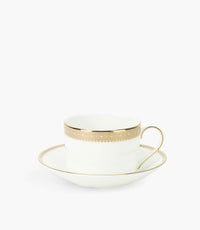 Vera Wang Lace Gold Teacup Saucer 210ml 7.1floz