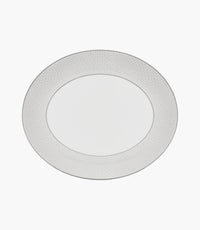 Gio Platinum Oval Platter 33cm