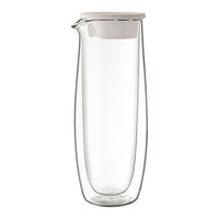 Artesano Hot & Cold Beverage Glass Carafe With Lid