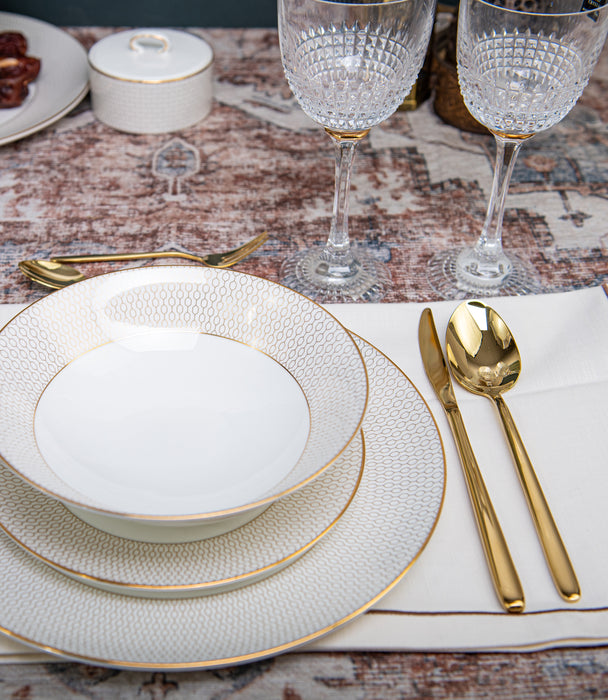 Stiletto Pvd Gold Cutlery Set 30 Pieces