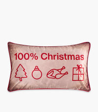 Lyrics Xmas Cushion Cover 30x50cm
