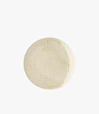 Mesh Porcelain Beige Plate 24 cm