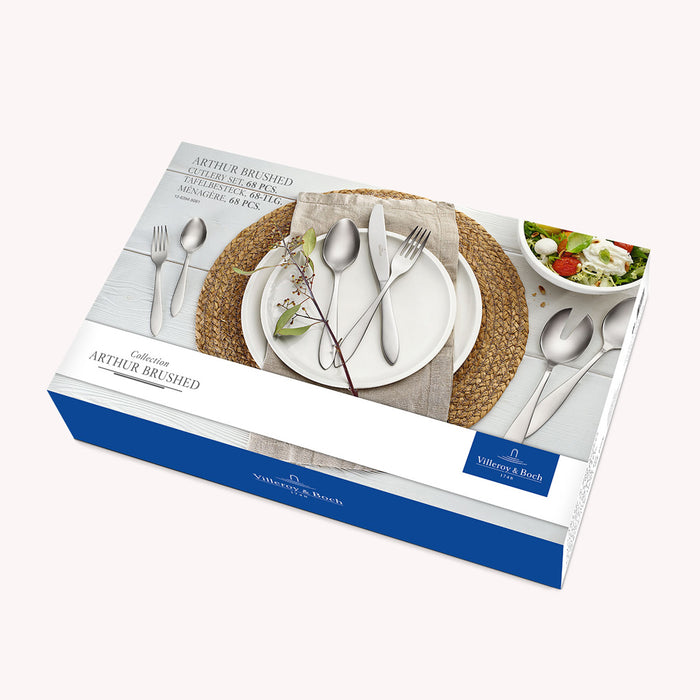 Arthur Brushed Cutlery Set 68Pcs