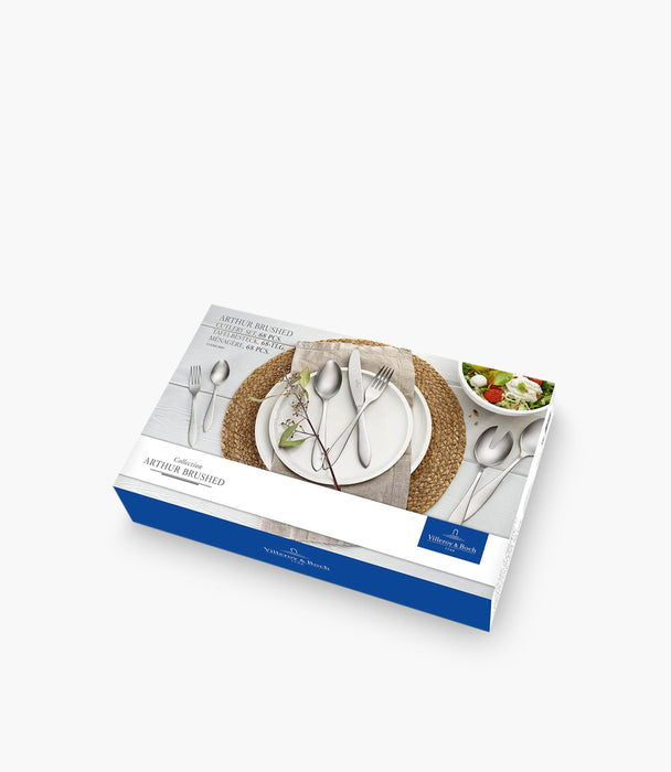 Arthur brushed Cutlery set 68pcs - Roomours UAE