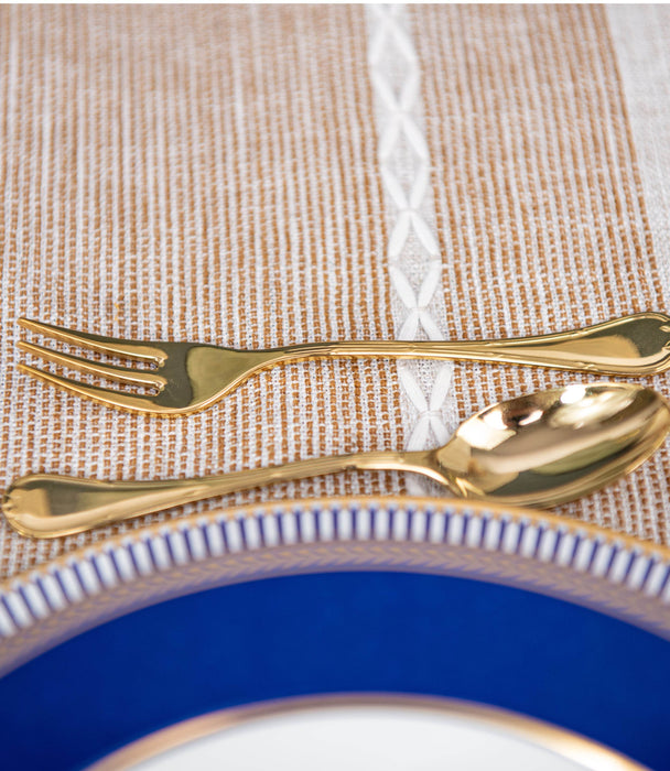 Rubans Pvd Gold 30 Pieces Cutlery Set - Roomours UAE