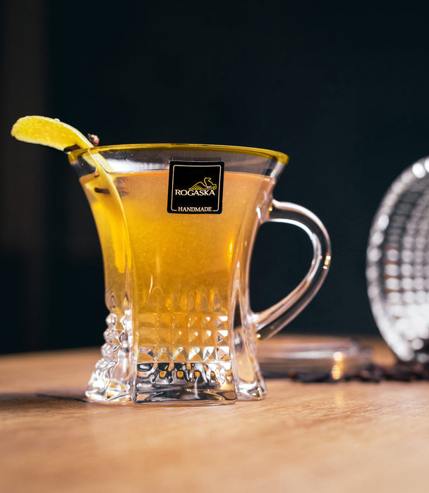 Diamond Gold Tea Cup Set of 2