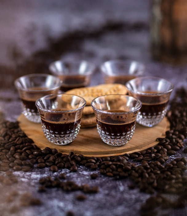 Diamond Arabic Coffee Cup Set of 6