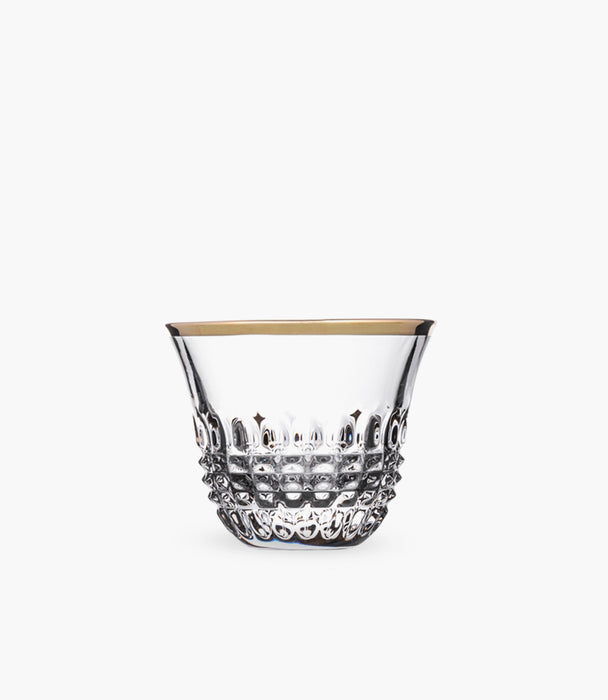 S/6 Diamond Gold Coffee Cup (Old Code: 123596)