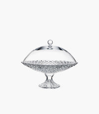 Diamond Footed Diamond Platter w/Cover