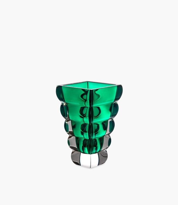 Adria Vase Green 25cm - Roomours UAE