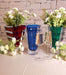 Adria Vase Green 25cm - Roomours UAE