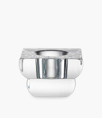 شمعدان آدريا كريستالي شفاف - 13 سم