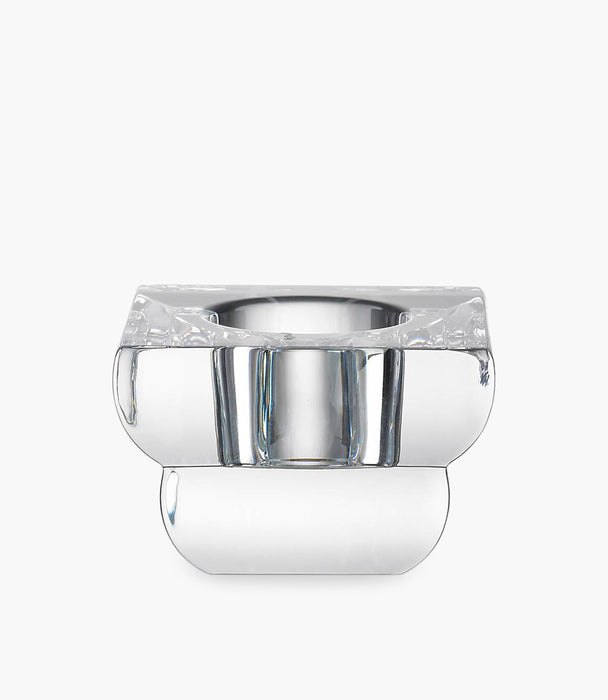 شمعدان آدريا كريستالي شفاف - 13 سم