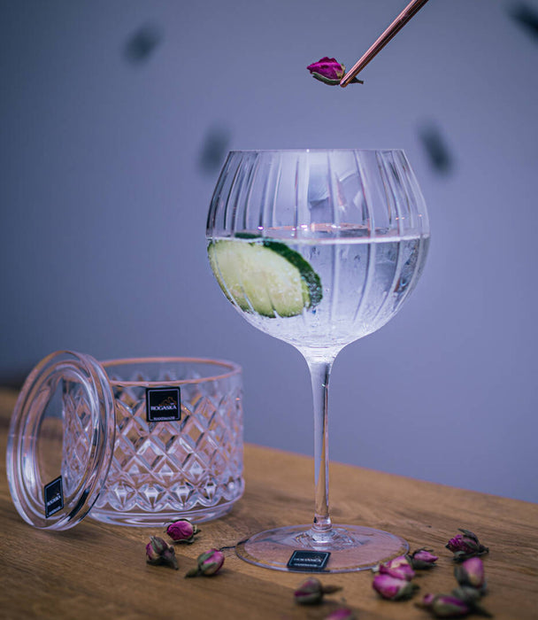 علبة كريستال من مجموعة "سوليتير" ١٠ سم