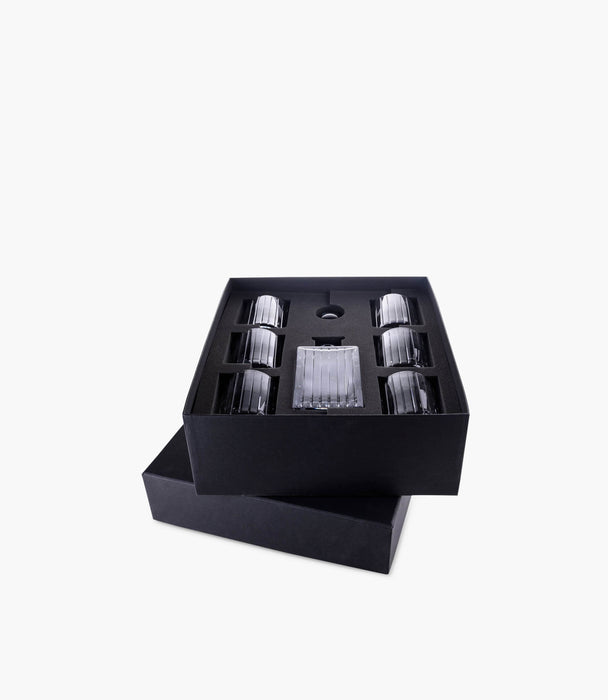 Avenue Decanter & 6 Tumblers Gift Set - Roomours UAE