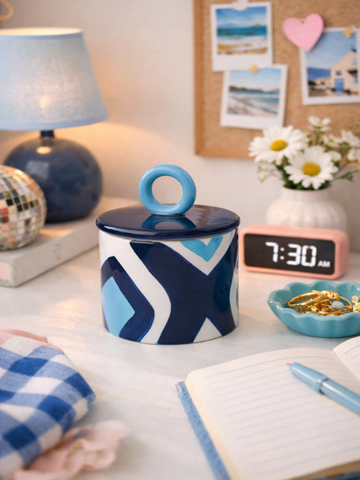 Jar With Led L11*w11*h14,5cm